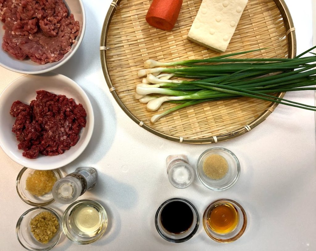 韓国料理 ヂョン３種類