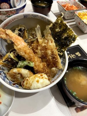 ソウルで天丼を食べた